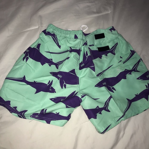 QuickDry Boardshorts Shark Swim Trunks - Picture 6 of 10